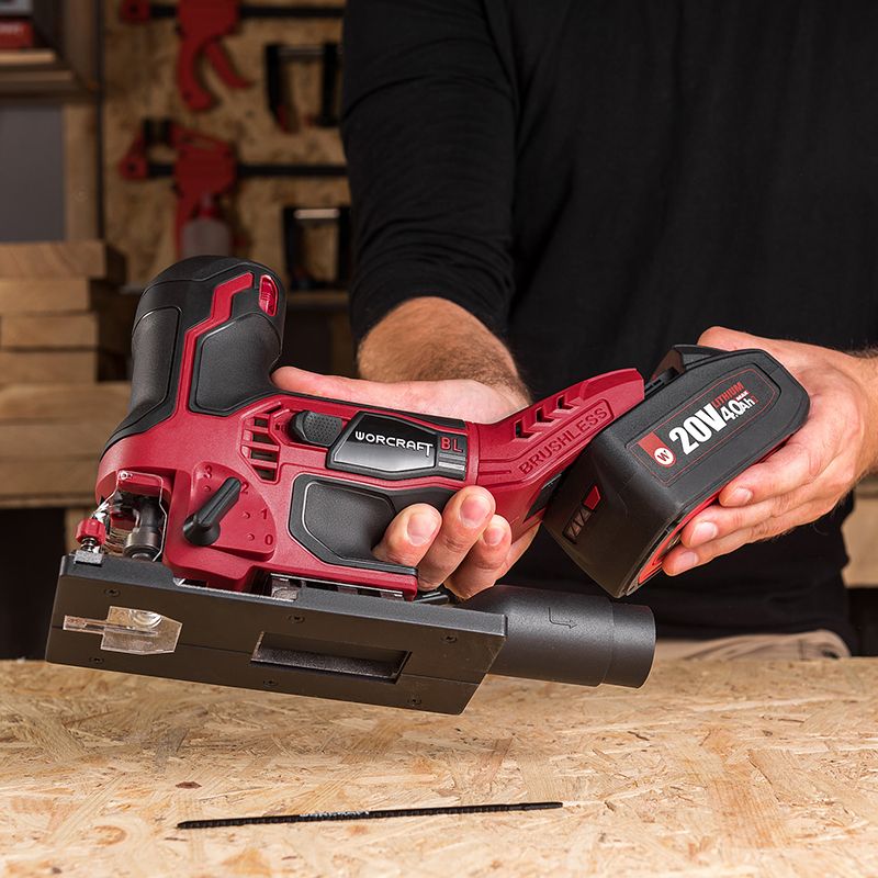 Акумуляторний безщітковий лобзик WORCRAFT CJS-S20LiB
