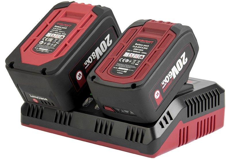 Швидкий зарядний пристрій подвійний WORCRAFT CLC-20V-4.5D