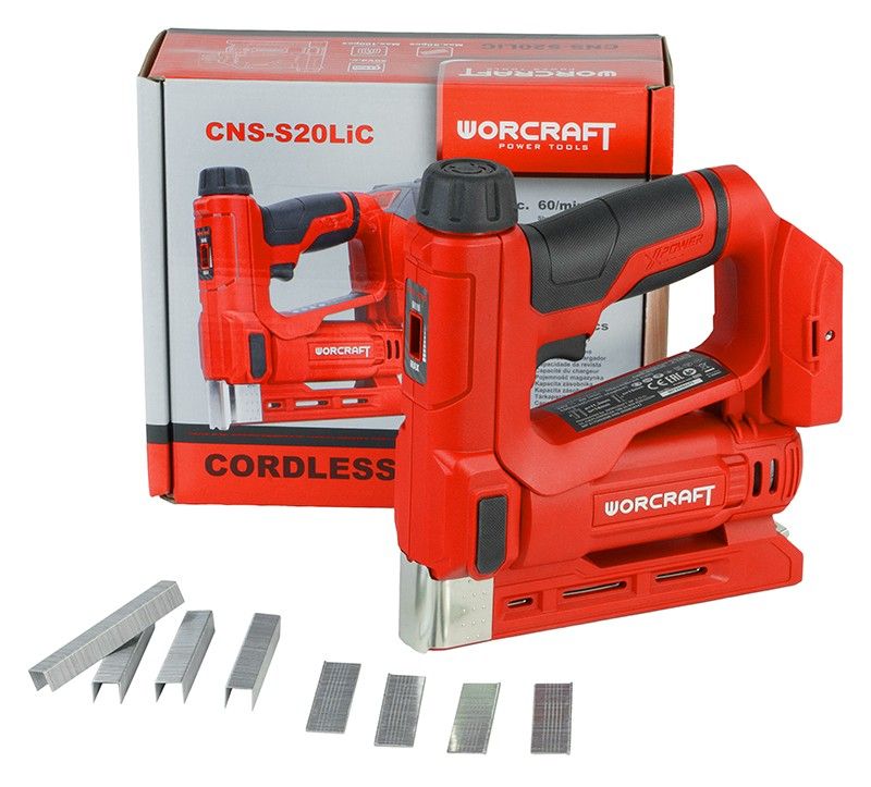 Акумуляторний цвяхозабивач комбінований WORCRAFT CNS‑S20LiC