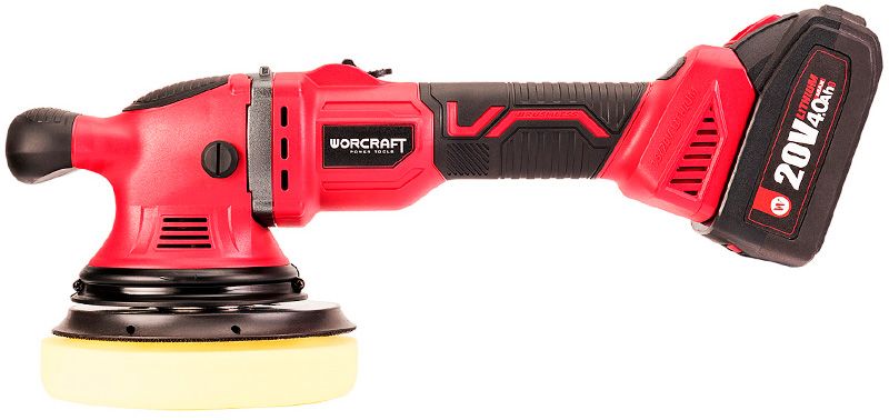 Акумуляторна безщіткова полірувальна машина WORCRAFT COP-S20LiB