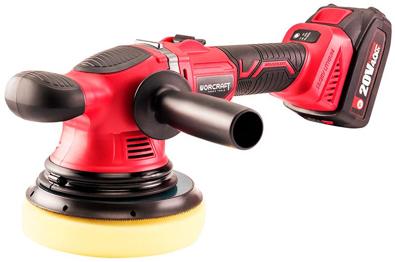 Акумуляторна безщіткова полірувальна машина WORCRAFT COP-S20LiB
