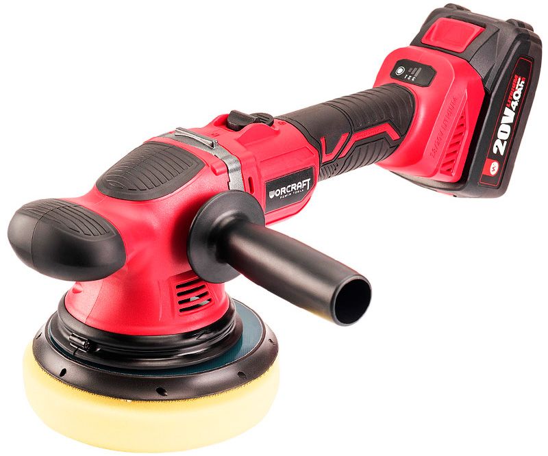 Акумуляторна безщіткова полірувальна машина WORCRAFT COP-S20LiB