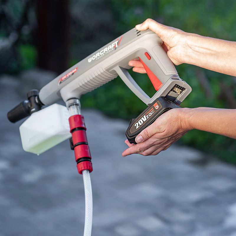Акумуляторна мийка високого тиску WORCRAFT CPC-S20LiD