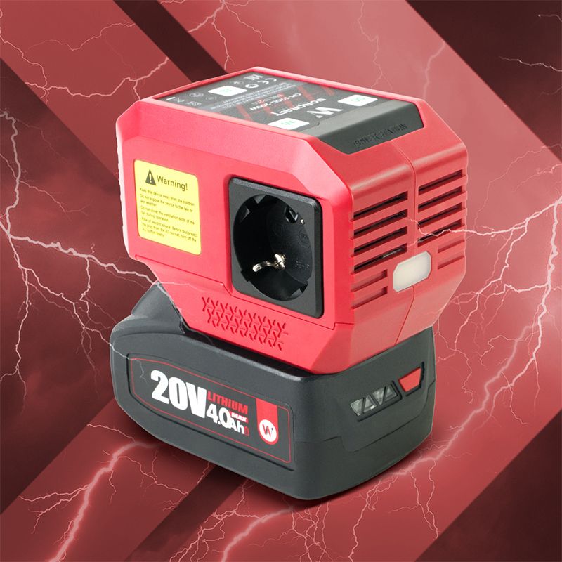 Акумуляторний інвертор напруги WORCRAFT CPI-S20Li-200W