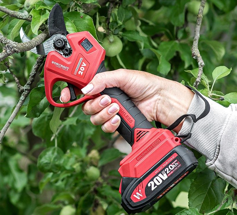 Аккумуляторный бесщеточный секатор WORCRAFT CSC-S20LiBA