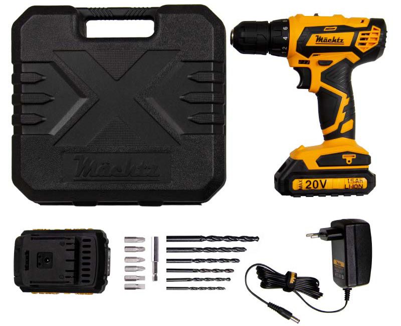 Шуруповерт акумуляторний Mächtz MCD-20N-Li