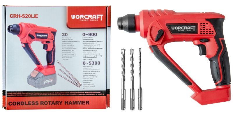 Акумуляторний перфоратор WORCRAFT CRH-S20LiE