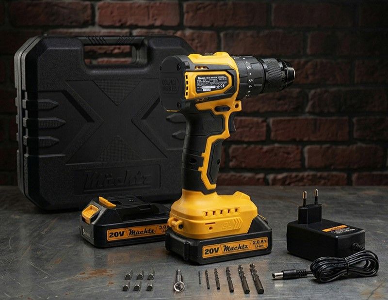 Шуруповерт акумуляторний безщітковий Mächtz MCD-20H-LiB