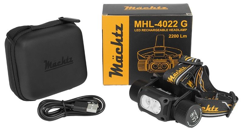 Ліхтар налобний світлодіодний Mächtz MHL-4022 G