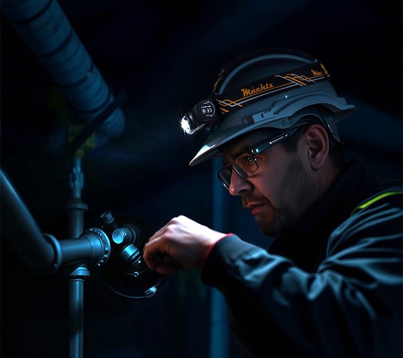 Ліхтар налобний світлодіодний Mächtz MHL-2207 A