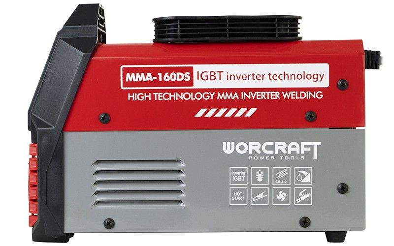 Зварювальний апарат інверторний WORCRAFT MMA-160DS