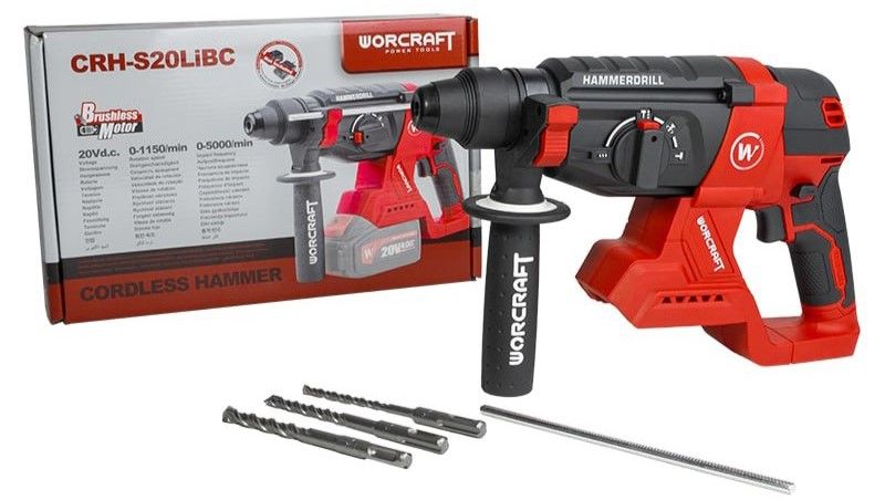 Акумуляторний безщітковий перфоратор WORCRAFT CRH-S20LiBC