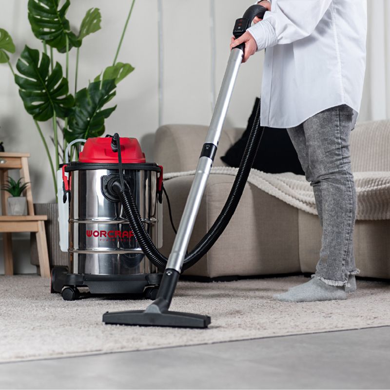 Будівельний пилосос електричний WORCRAFT VC12-25