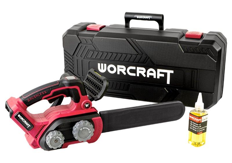 Акумуляторна безщіткова пила ланцюгова WORCRAFT CGC-S20LiBA