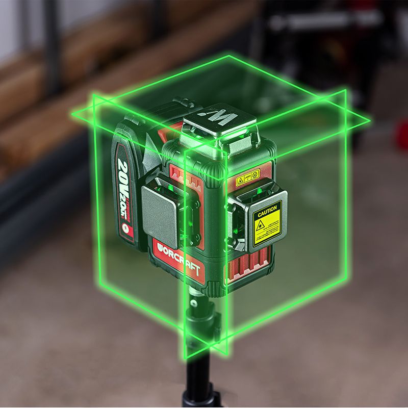 Акумуляторний лазерний рівень 3D WORCRAFT XCUBE026