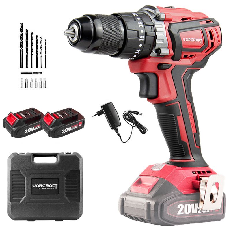 Акумуляторний безщітковий шуруповерт WORCRAFT CHD-S20LiBAC