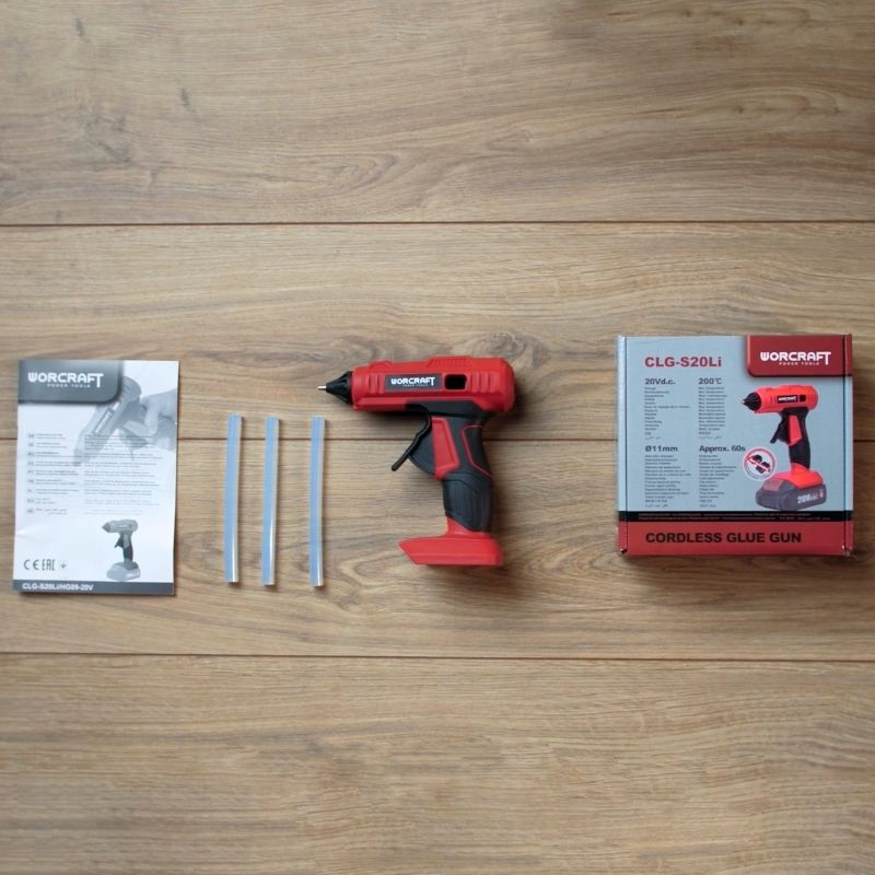 Акумуляторний клейовий пістолет WORCRAFT CLG‑S20Li
