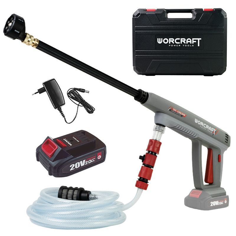 Акумуляторна мийка високого тиску WORCRAFT CPC-S20LiDM