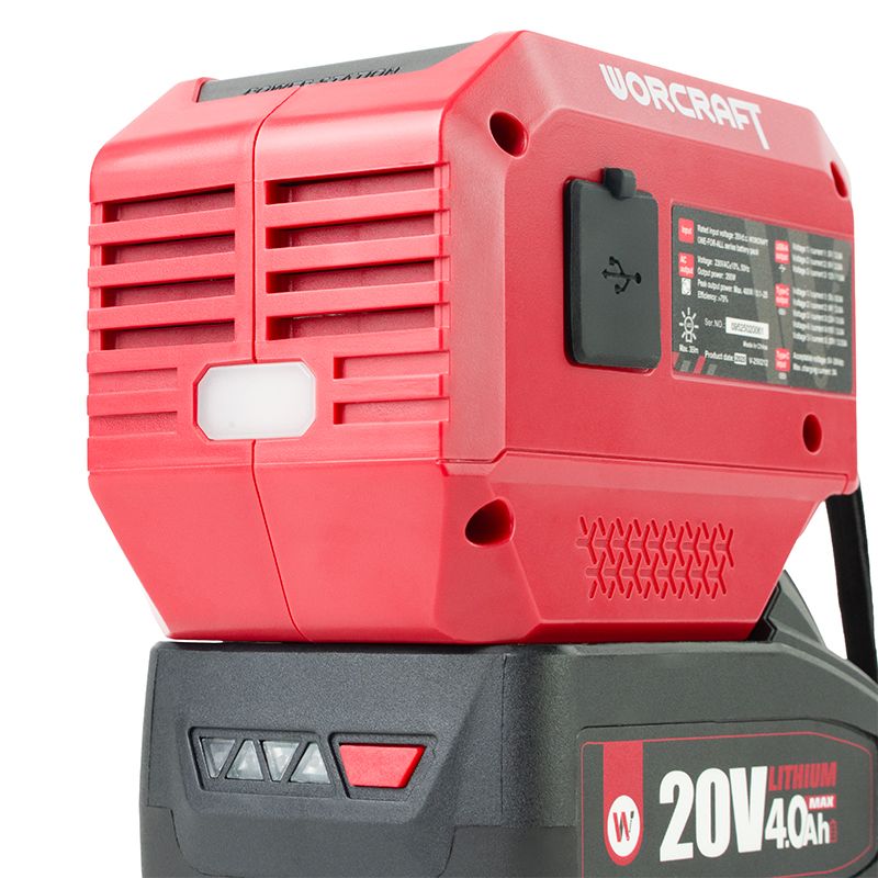 Акумуляторний інвертор напруги WORCRAFT CPI-S20Li-200W