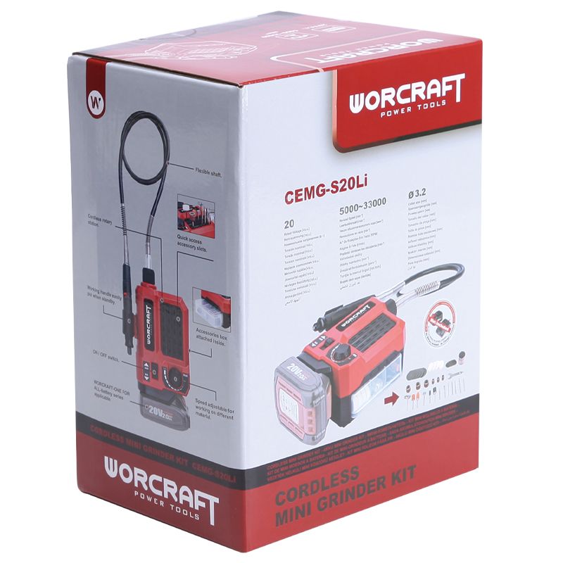 Акумуляторний гравер WORCRAFT CEMG-S20Li