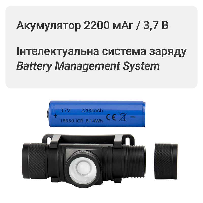 Ліхтар налобний світлодіодний Mächtz MHL-2205 A