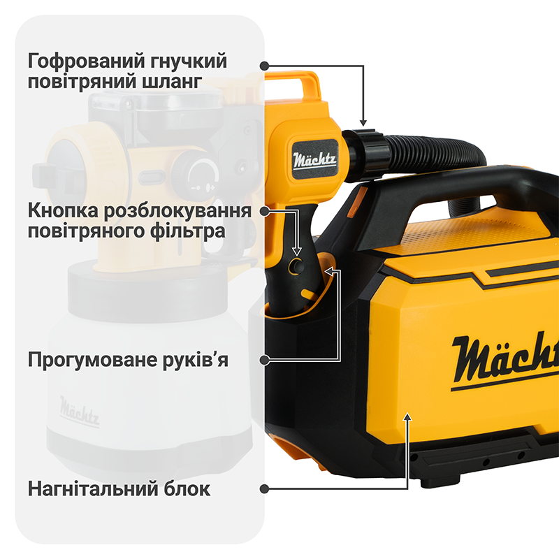 Фарбопульт Mächtz MSG-1513 RC MAX