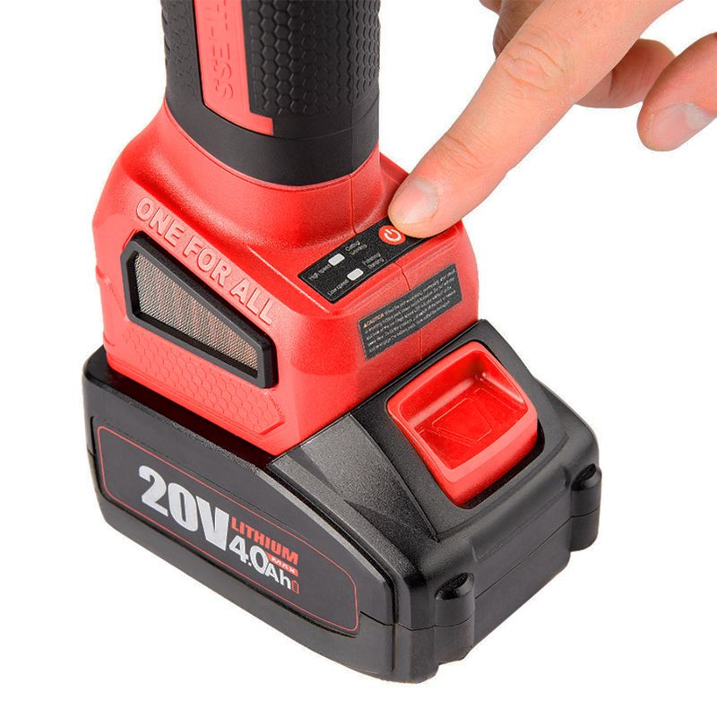 Акумуляторна безщіткова шліфмашина кутова WORCRAFT CAG-S20LIBH-125B