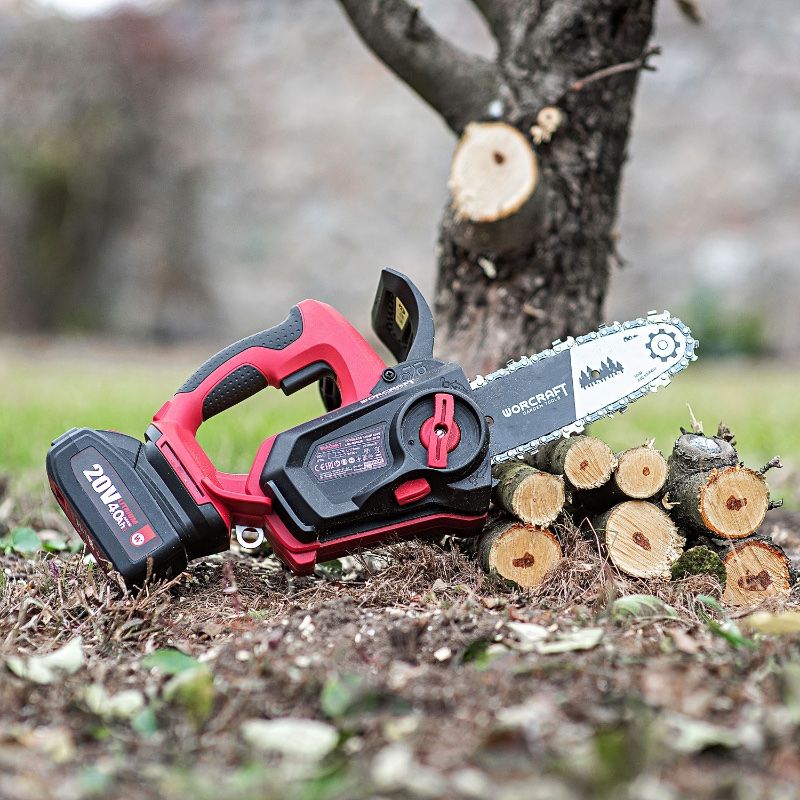 Акумуляторна безщіткова пила ланцюгова WORCRAFT CGC-S20LiB