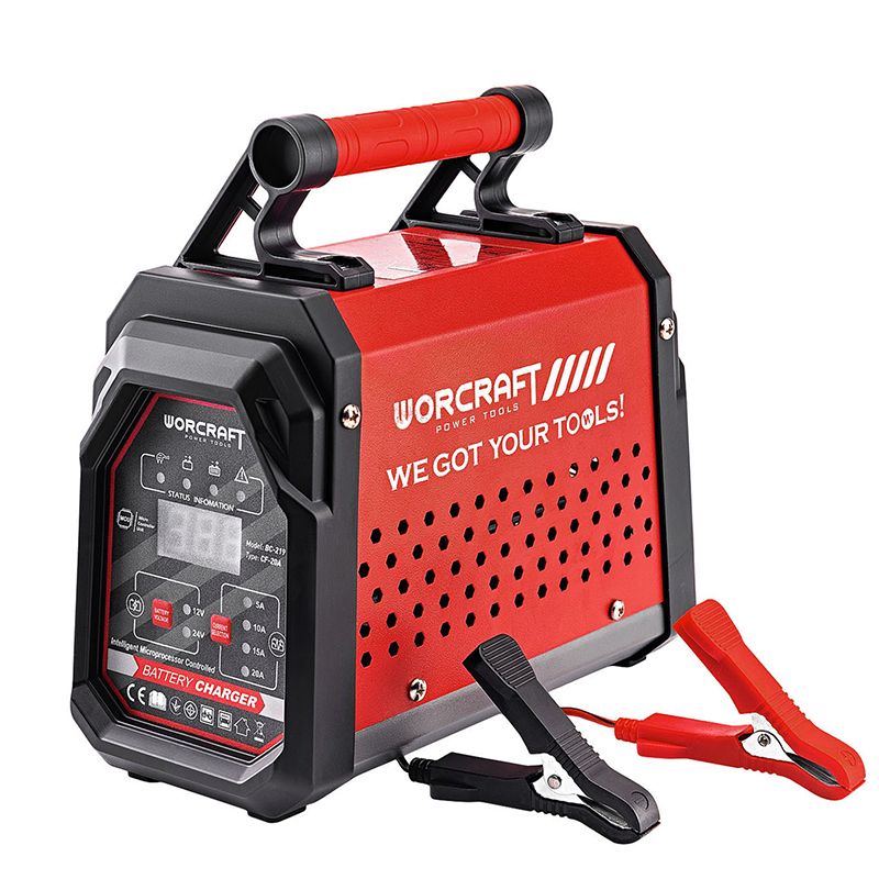 Зарядний пристрій для автомобільних акумуляторів WORCRAFT BC-219
