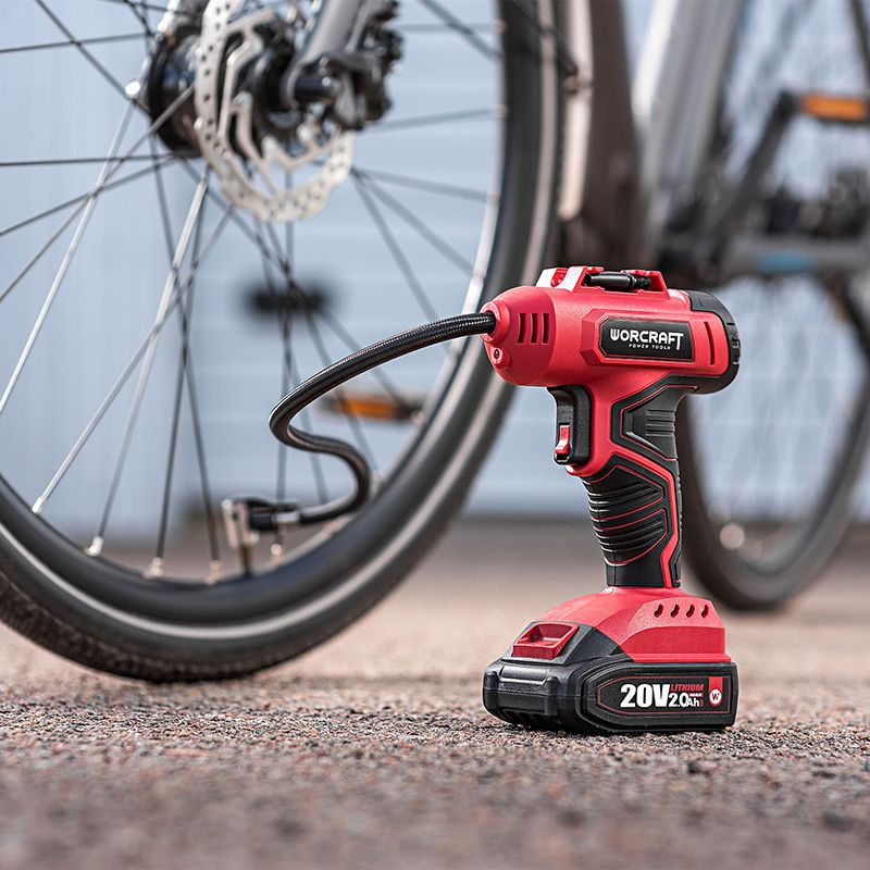 Акумуляторний компресор повітряний WORCRAFT CAC-S20LiG