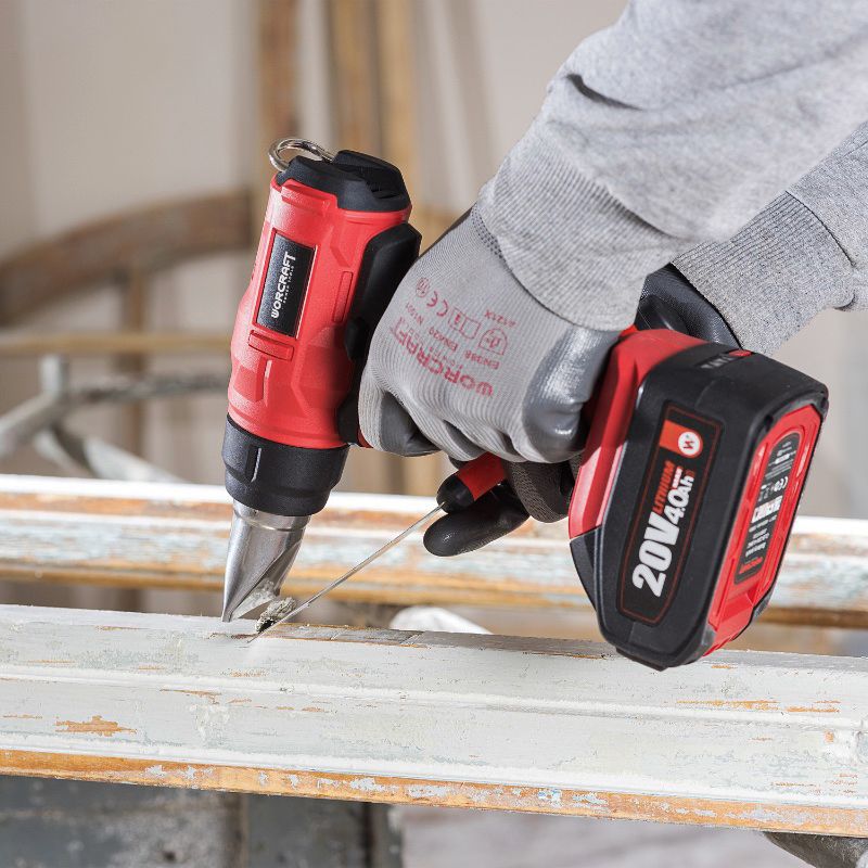 Акумуляторний фен будівельний WORCRAFT CHG-S20Li