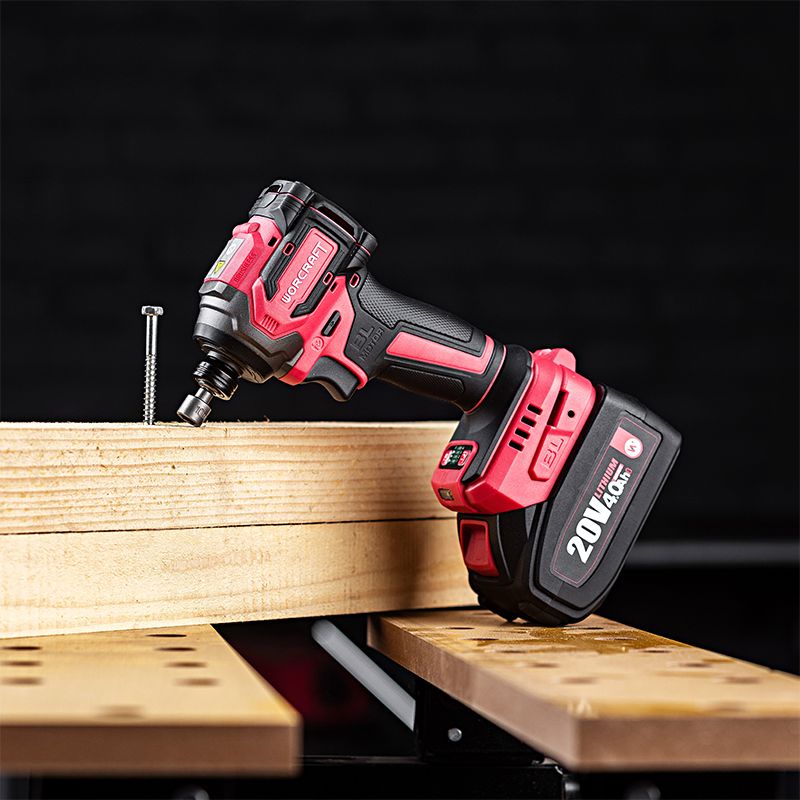 Акумуляторний безщітковий гайковерт ударний WORCRAFT CIS‑S20LiBH