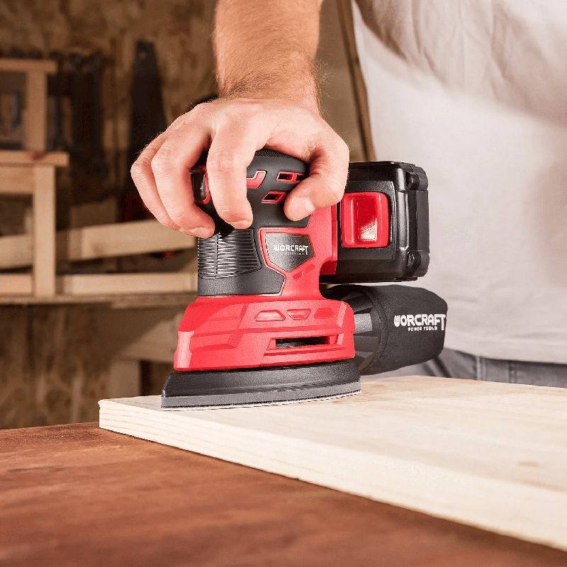 Акумуляторна шліфмашина дельтовидна вібраційна WORCRAFT CPMS-S20Li