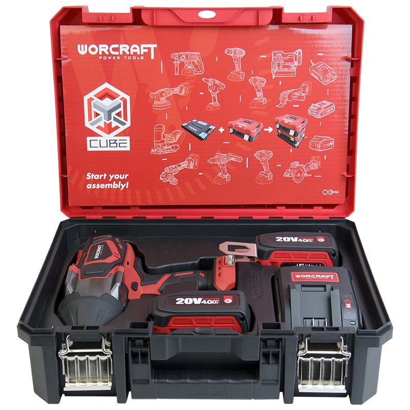 Акумуляторний безщітковий гайковерт WORCRAFT XCUBE007