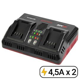 Швидкий зарядний пристрій подвійний WORCRAFT CLC-20V-4.5D