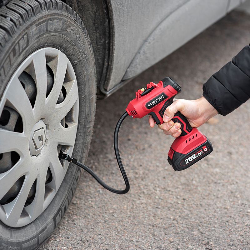 Акумуляторний компресор повітряний WORCRAFT CAC-S20LiG