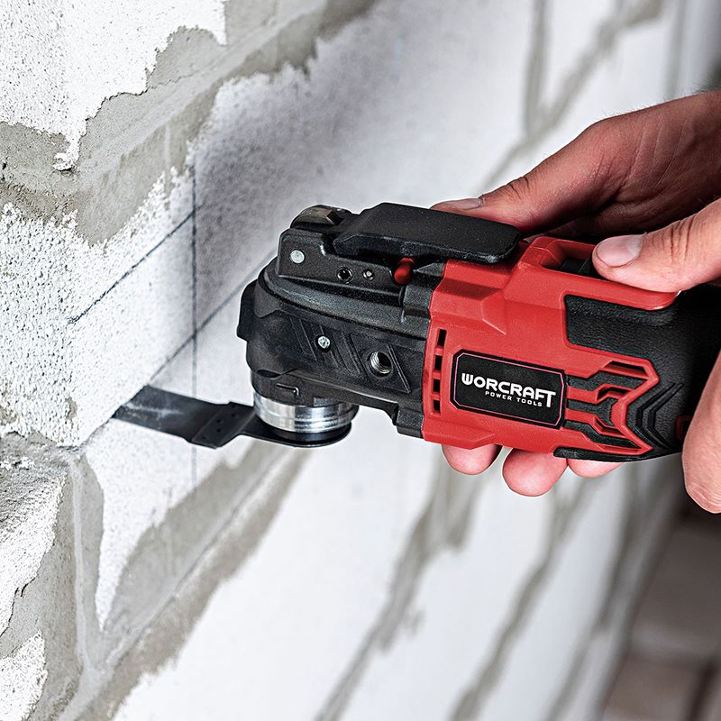 Акумуляторний безщітковий реноватор (багатофункціональний інструмент) WORCRAFT CMT‑S20LiB