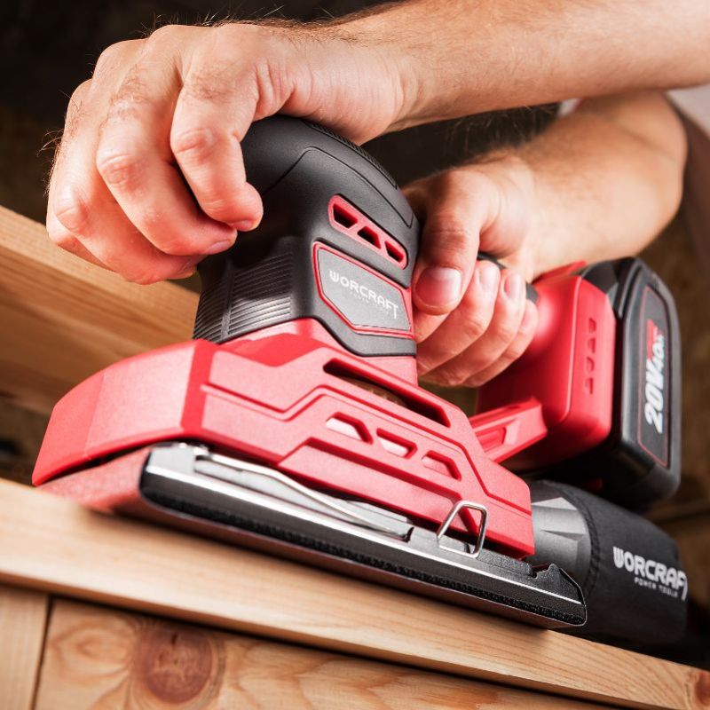 Акумуляторна шліфмашина вібраційна WORCRAFT CFS-S20Li