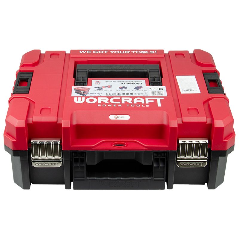 Акумуляторна безщіткова болгарка WORCRAFT XCUBE003