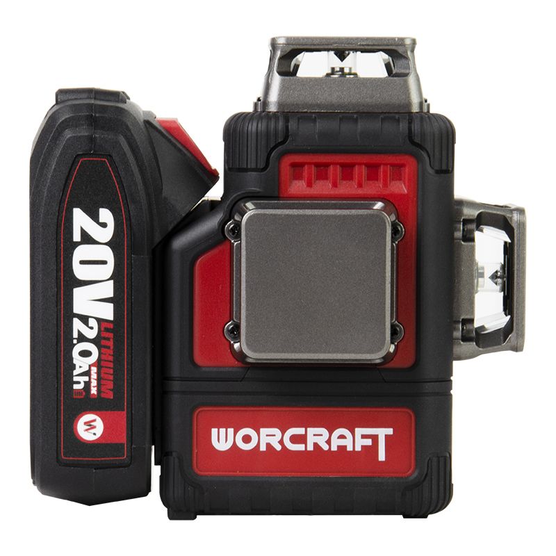 Акумуляторний лазерний рівень 3D WORCRAFT XCUBE026