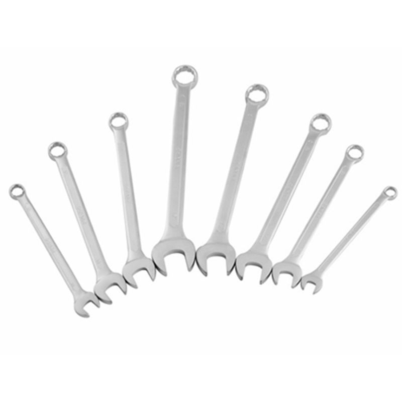 Набір ключів комбінованих гайкових з глибоким зсувом KENDO CR-V (8 шт), 8 - 19мм