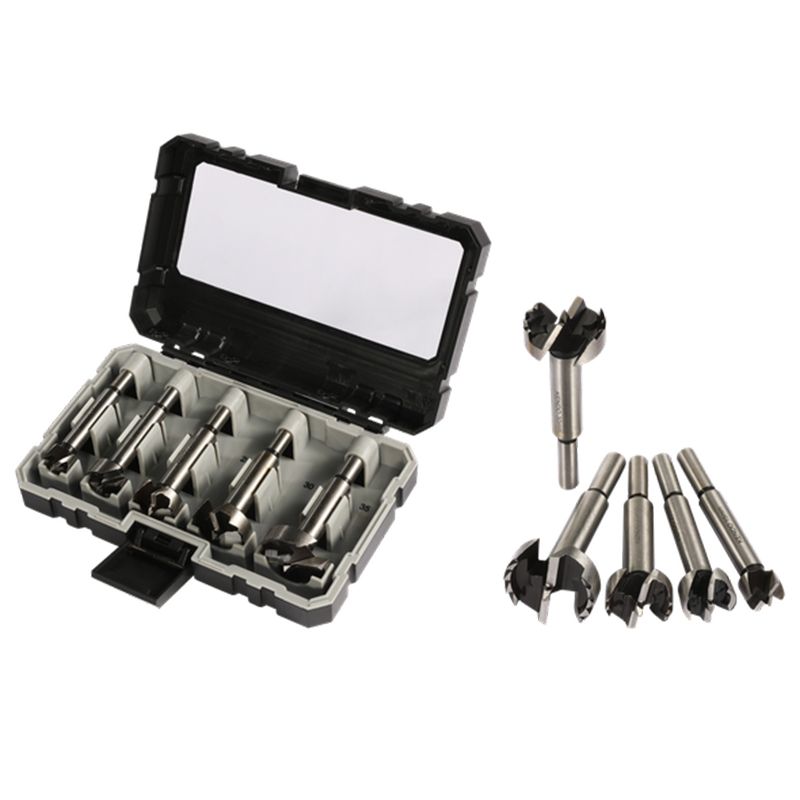 Набір свердл Форстнера 40Cr 10-90мм KENDO (5 шт), 15-35мм