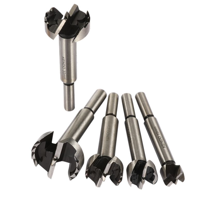 Набір свердл Форстнера 40Cr 10-90мм KENDO (5 шт), 15-35мм