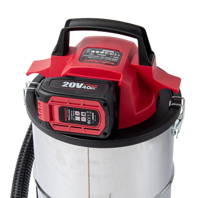 Акумуляторний будівельний пилосос WORCRAFT CAVC-S20Li-18L