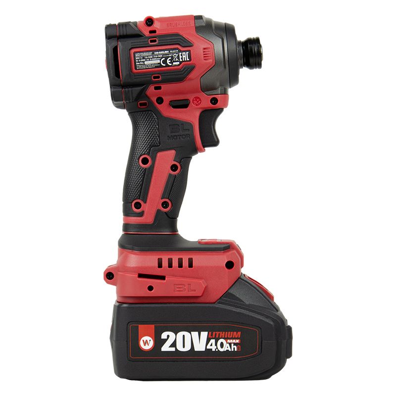 Акумуляторний безщітковий гайковерт ударний WORCRAFT CIS‑S20LiBH