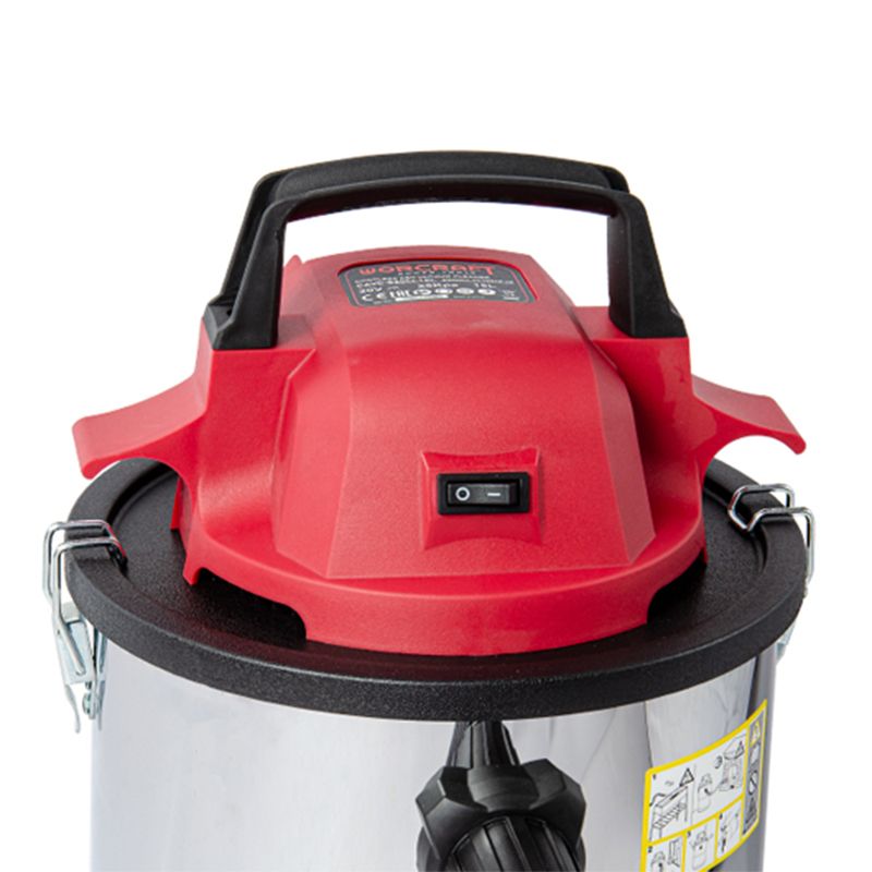 Акумуляторний будівельний пилосос WORCRAFT CAVC-S20Li-18L