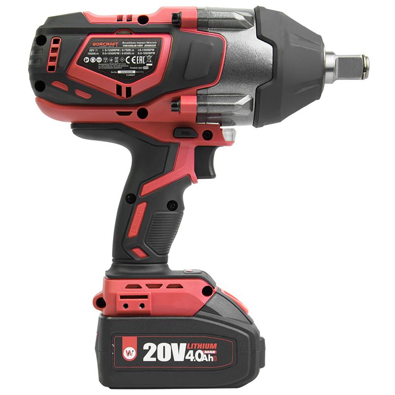 Акумуляторний безщітковий гайковерт WORCRAFT XCUBE007