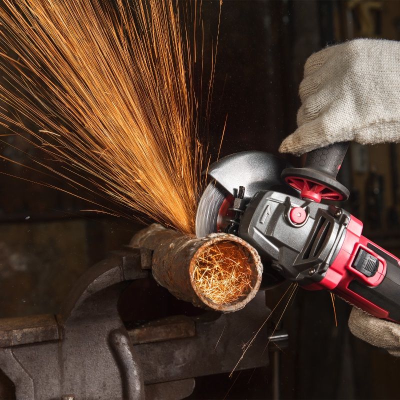 Акумуляторна безщіткова шліфмашина кутова WORCRAFT CAG-S20LIBH-125