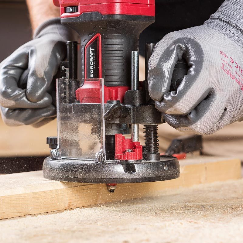 Акумуляторний безщітковий фрезер WORCRAFT CER-S20LiB