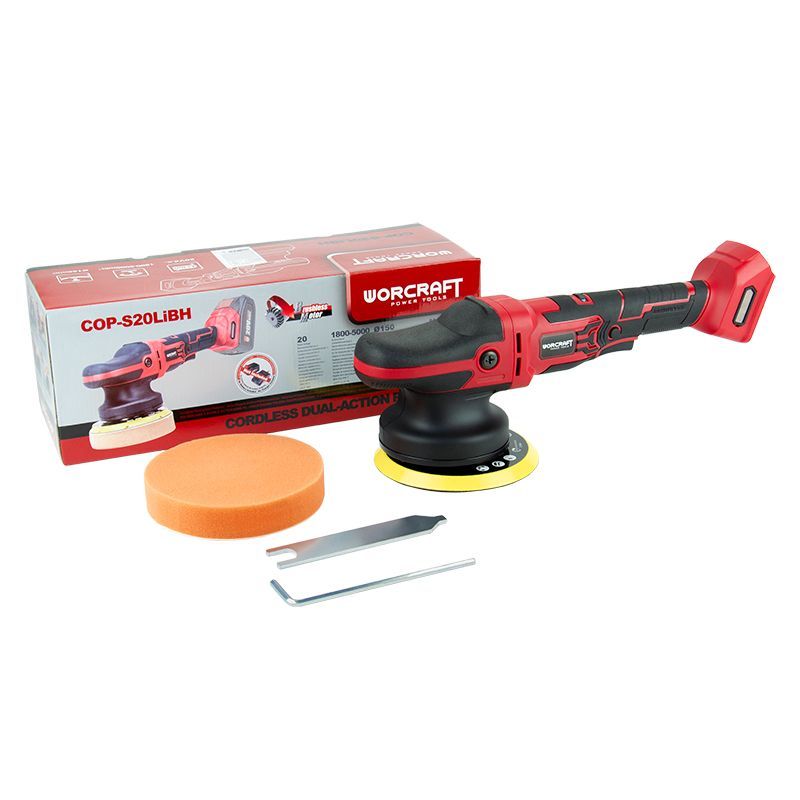 Акумуляторна безщіткова полірувальна машина WORCRAFT COP-S20LiBH